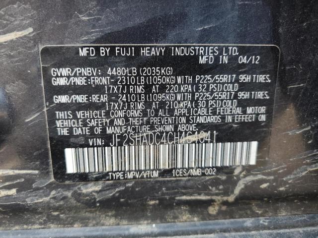 Photo 11 VIN: JF2SHADC4CH464041 - SUBARU FORESTER 2 