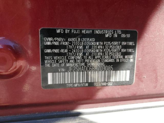 Photo 12 VIN: JF2SHADC6BH703085 - SUBARU FORESTER 2 