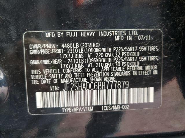 Photo 12 VIN: JF2SHADC6BH777879 - SUBARU FORESTER 2 