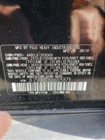 Photo 12 VIN: JF2SHADC8BH705873 - SUBARU FORESTER 