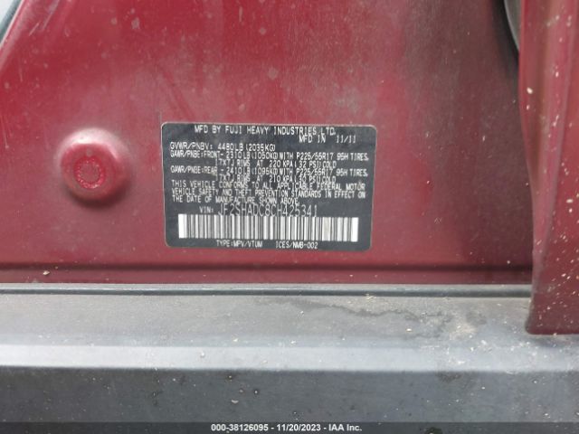 Photo 8 VIN: JF2SHADC8CH425341 - SUBARU FORESTER 