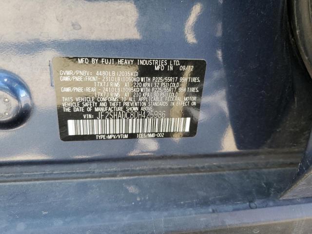 Photo 11 VIN: JF2SHADC8DH425986 - SUBARU FORESTER 2 