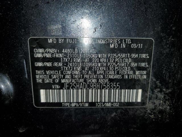 Photo 12 VIN: JF2SHADC9BH758355 - SUBARU FORESTER 2 