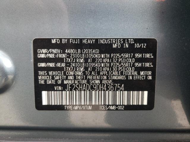 Photo 12 VIN: JF2SHADC9DH436754 - SUBARU FORESTER 2 