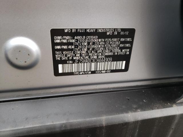 Photo 13 VIN: JF2SHADCXCH444909 - SUBARU FORESTER 2 