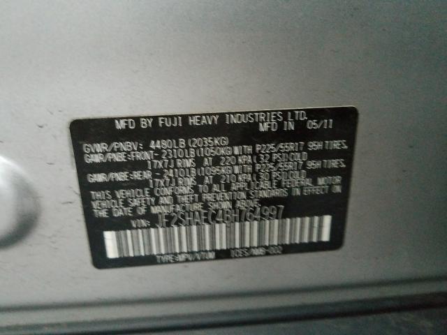 Photo 9 VIN: JF2SHAEC4BH764997 - SUBARU FORESTER L 