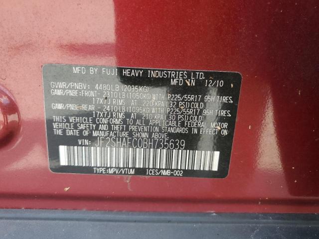 Photo 13 VIN: JF2SHAFC0BH735639 - SUBARU FORESTER L 