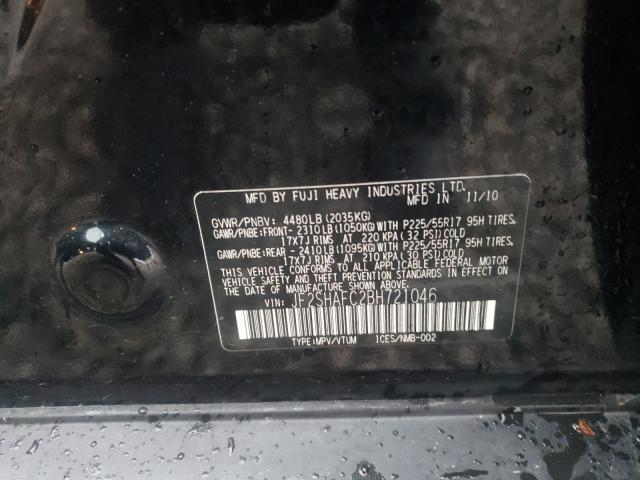 Photo 9 VIN: JF2SHAFC2BH721046 - SUBARU FORESTER L 