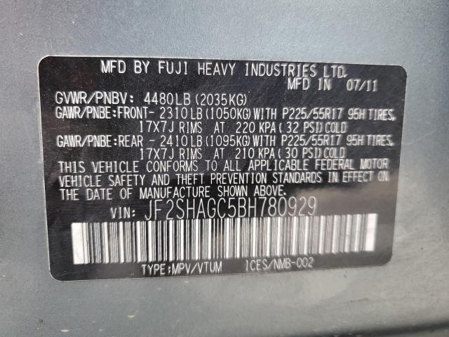 Photo 13 VIN: JF2SHAGC5BH780929 - SUBARU FORESTER 