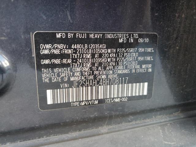 Photo 12 VIN: JF2SHAHC4BH708117 - SUBARU FORESTER 