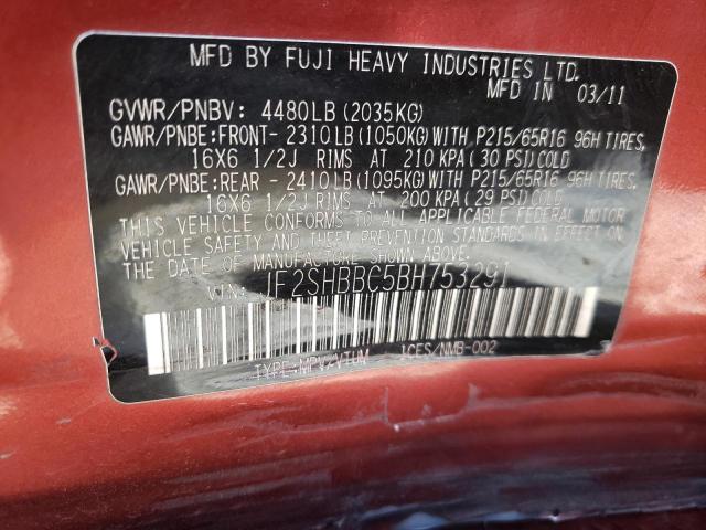 Photo 9 VIN: JF2SHBBC5BH753291 - SUBARU FORESTER 2 