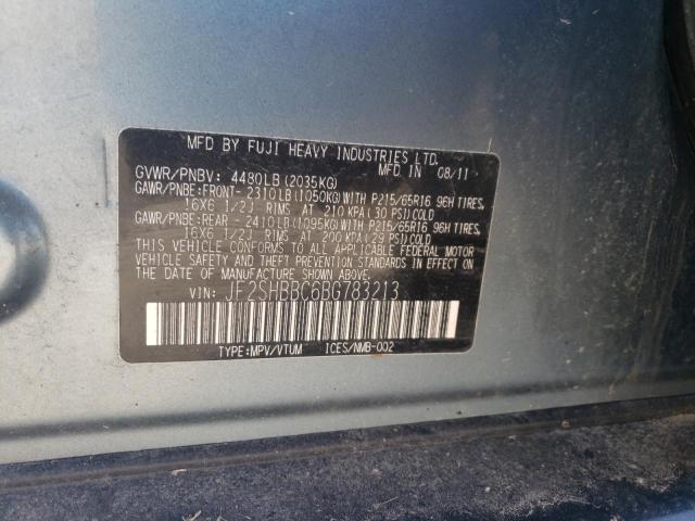 Photo 9 VIN: JF2SHBBC6BG783213 - SUBARU FORESTER 2 