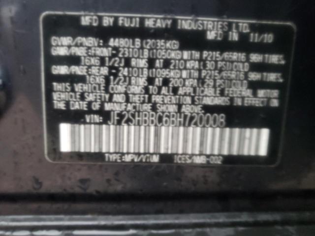 Photo 9 VIN: JF2SHBBC6BH720008 - SUBARU FORESTER 2 