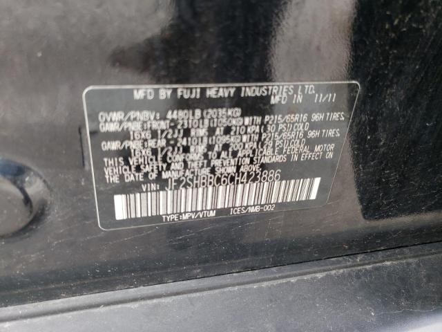 Photo 11 VIN: JF2SHBBC6CH423886 - SUBARU FORESTER 2 