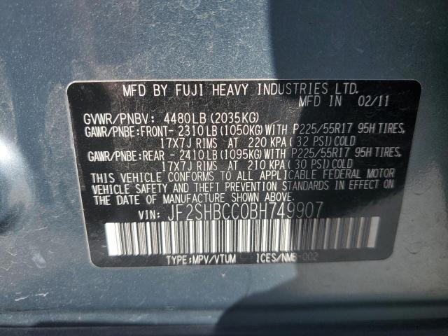 Photo 13 VIN: JF2SHBCC0BH749907 - SUBARU FORESTER 2 