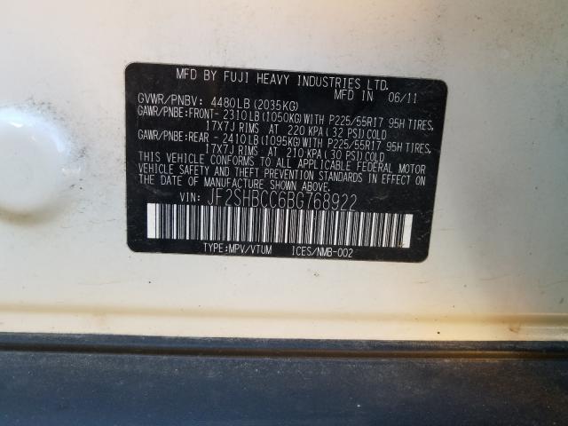 Photo 9 VIN: JF2SHBCC6BG768922 - SUBARU FORESTER 2 