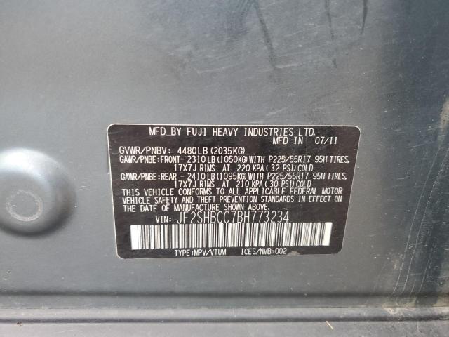 Photo 12 VIN: JF2SHBCC7BH773234 - SUBARU FORESTER 2 