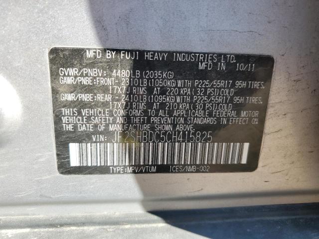 Photo 12 VIN: JF2SHBDC5CH415825 - SUBARU FORESTER 2 