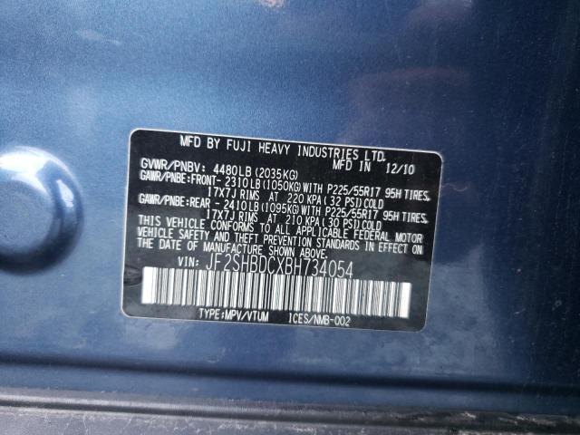 Photo 12 VIN: JF2SHBDCXBH734054 - SUBARU FORESTER 2 