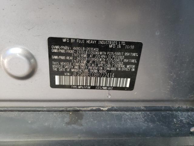 Photo 9 VIN: JF2SHBEC0BH722414 - SUBARU FORESTER L 