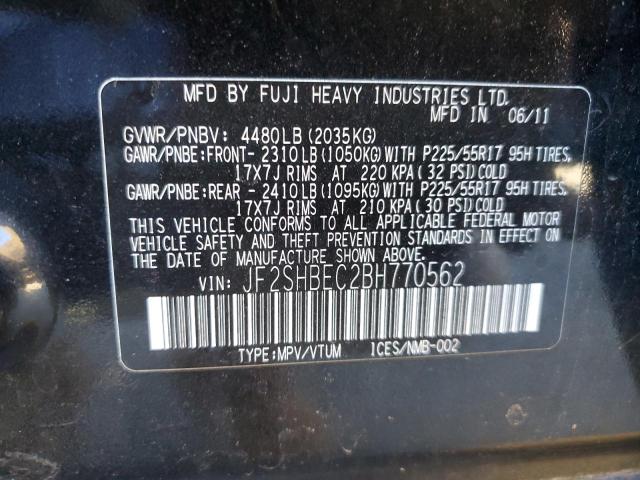 Photo 12 VIN: JF2SHBEC2BH770562 - SUBARU FORESTER L 