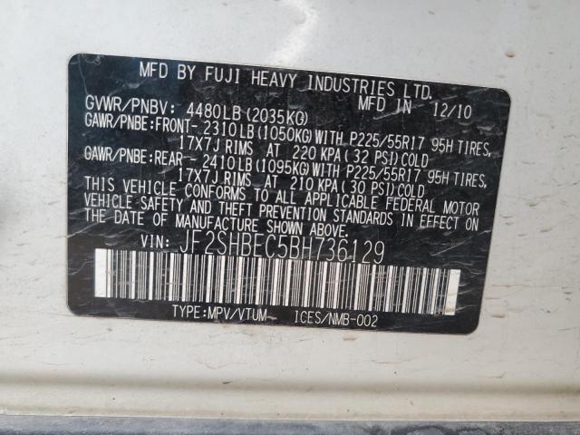 Photo 9 VIN: JF2SHBEC5BH736129 - SUBARU FORESTER L 