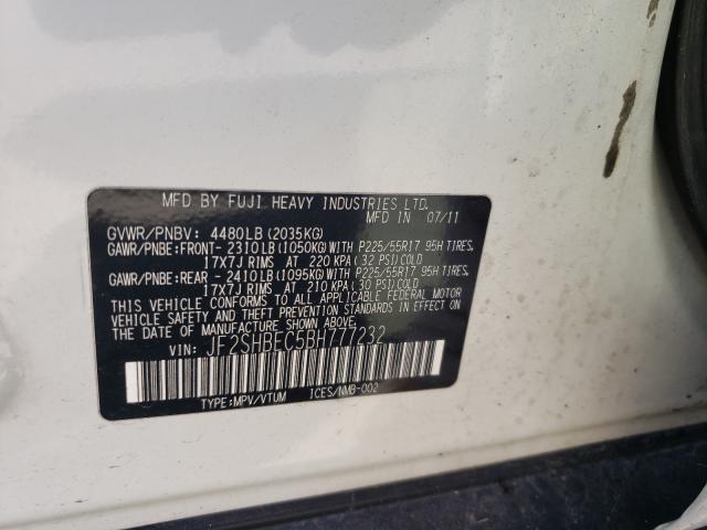 Photo 9 VIN: JF2SHBEC5BH777232 - SUBARU FORESTER L 