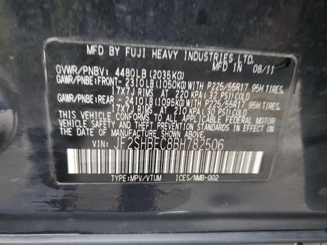 Photo 11 VIN: JF2SHBEC8BH782506 - SUBARU FORESTER L 