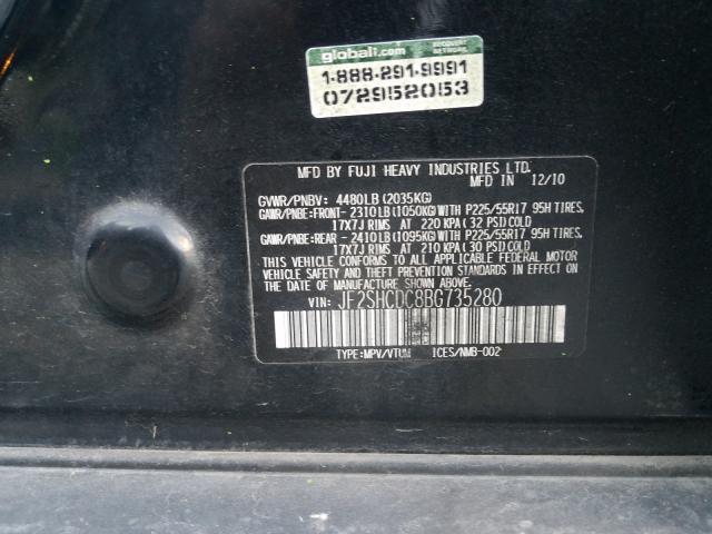 Photo 9 VIN: JF2SHCDC8BG735280 - SUBARU FORESTER 2 