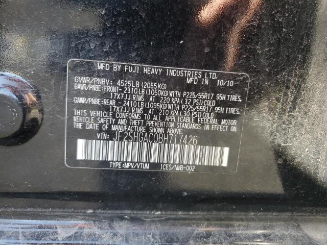 Photo 9 VIN: JF2SHGAC0BH717426 - SUBARU FORESTER 2 