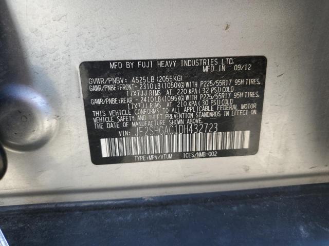 Photo 11 VIN: JF2SHGAC1DH432723 - SUBARU FORESTER 2 