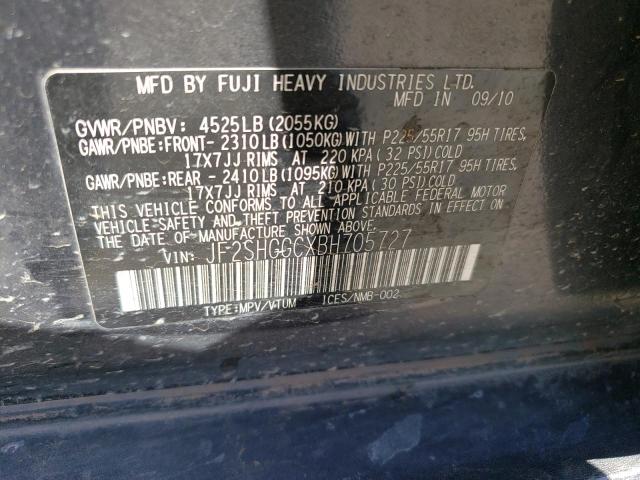 Photo 11 VIN: JF2SHGGCXBH705727 - SUBARU FORESTER 