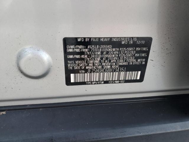 Photo 11 VIN: JF2SHGHC6BH734351 - SUBARU FORESTER T 