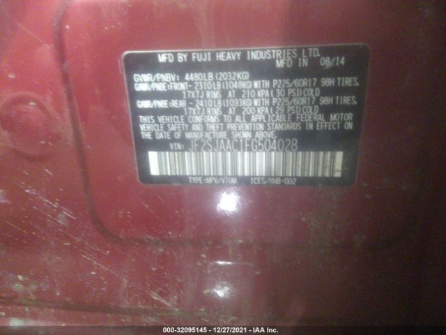 Photo 8 VIN: JF2SJAAC1FG504028 - SUBARU FORESTER 