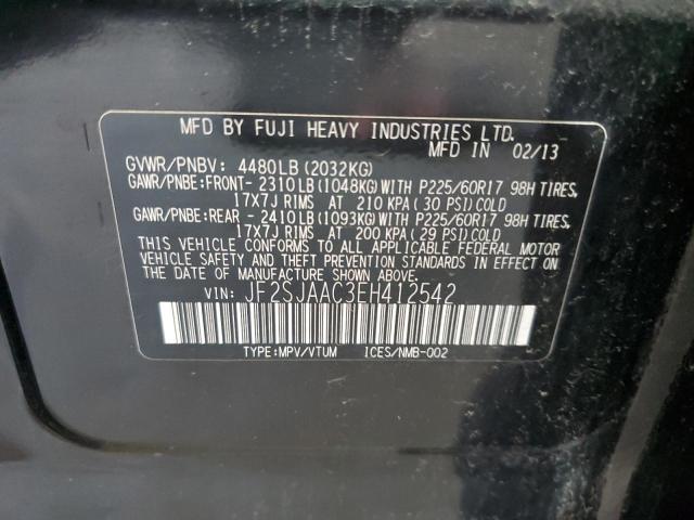 Photo 12 VIN: JF2SJAAC3EH412542 - SUBARU FORESTER 