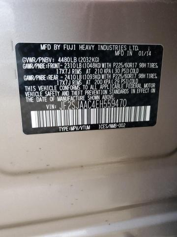 Photo 12 VIN: JF2SJAAC4EH559470 - SUBARU FORESTER 