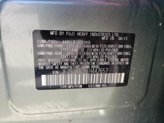 Photo 11 VIN: JF2SJAAC5EH442657 - SUBARU FORESTER 2 