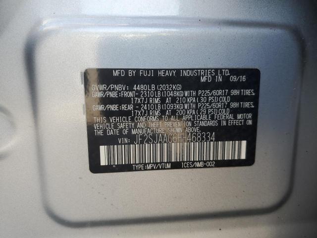 Photo 12 VIN: JF2SJAAC6HH468334 - SUBARU FORESTER 2 