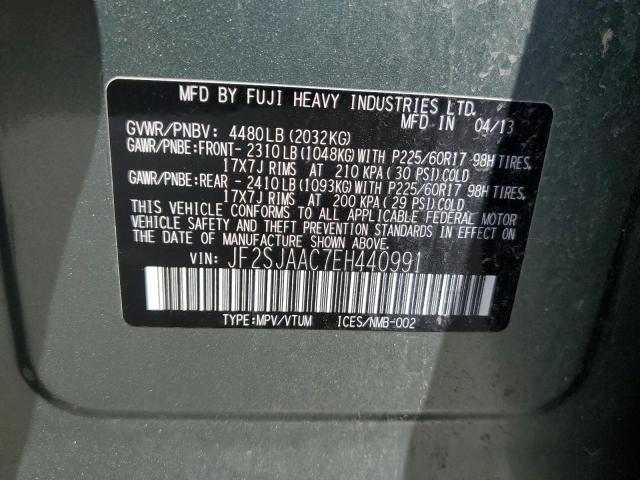 Photo 9 VIN: JF2SJAAC7EH440991 - SUBARU FORESTER 2 