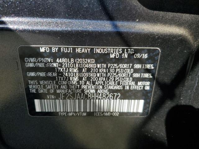 Photo 13 VIN: JF2SJAAC8HH482672 - SUBARU FORESTER 2 