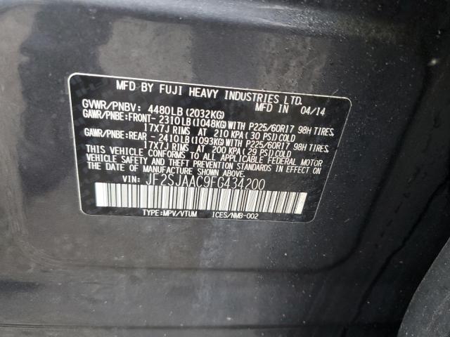 Photo 12 VIN: JF2SJAAC9FG434200 - SUBARU FORESTER 