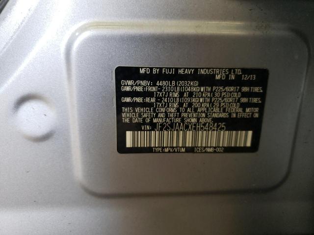 Photo 12 VIN: JF2SJAACXEH548425 - SUBARU FORESTER 2 