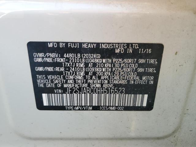 Photo 12 VIN: JF2SJABC0HH516523 - SUBARU FORESTER 2 