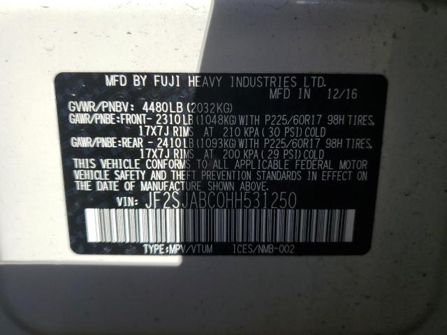 Photo 13 VIN: JF2SJABC0HH531250 - SUBARU FORESTER 2 