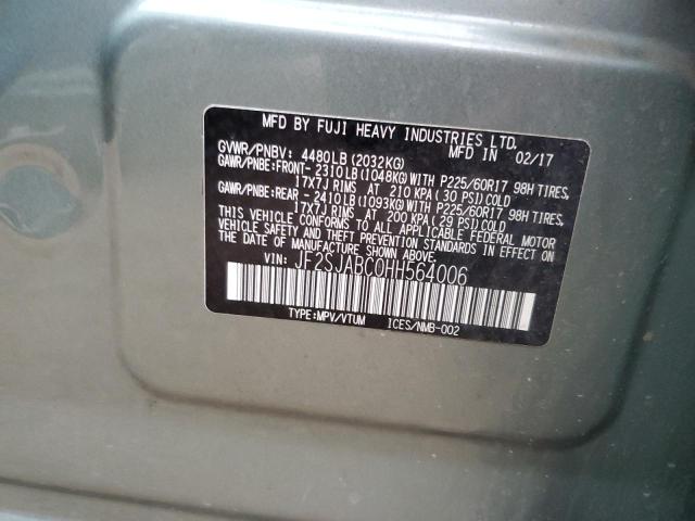 Photo 11 VIN: JF2SJABC0HH564006 - SUBARU FORESTER 2 