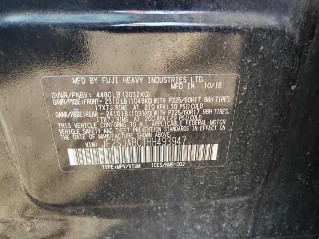 Photo 13 VIN: JF2SJABC1HH493947 - SUBARU FORESTER 2 