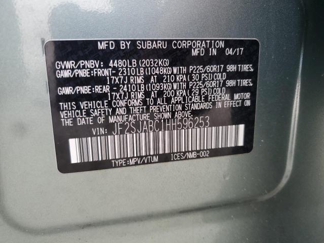 Photo 13 VIN: JF2SJABC1HH596253 - SUBARU FORESTER 2 