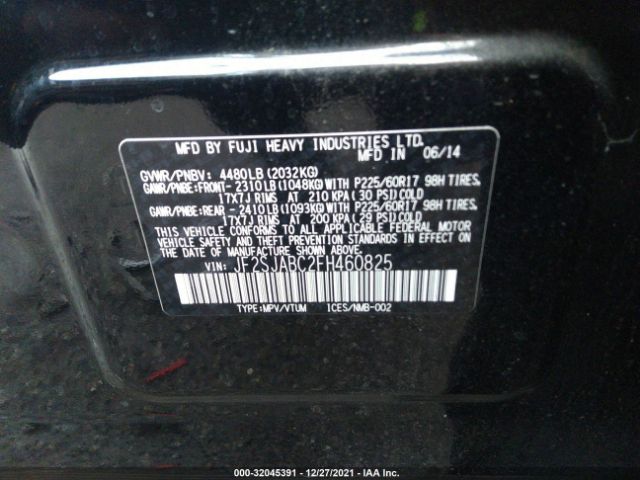 Photo 8 VIN: JF2SJABC2FH460825 - SUBARU FORESTER 