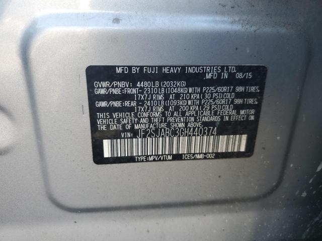 Photo 11 VIN: JF2SJABC3GH440374 - SUBARU FORESTER 2 