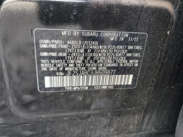 Photo 12 VIN: JF2SJABC3JH509877 - SUBARU FORESTER 2 